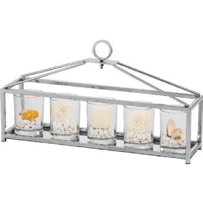 IL70766  Athena 5 Candle Holder Small